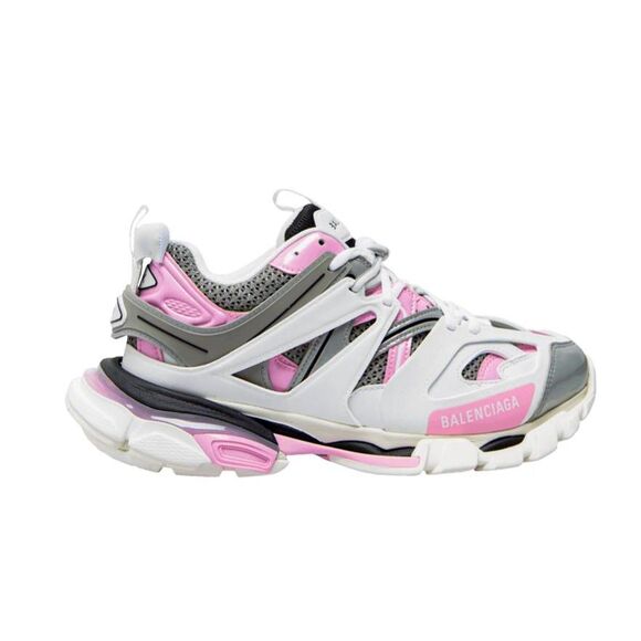 BALENCIAGA Track Sneaker 'White Pink' Size 5 - Picture 1 of 15